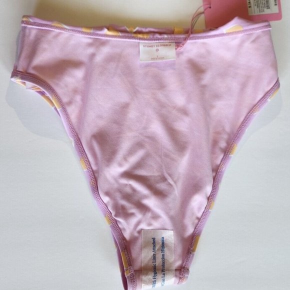 Stoney Clover Ln x Target NWT WM Purple Hearts Hi-Leg Flutter Swim Bottom Size S - Picture 10 of 12